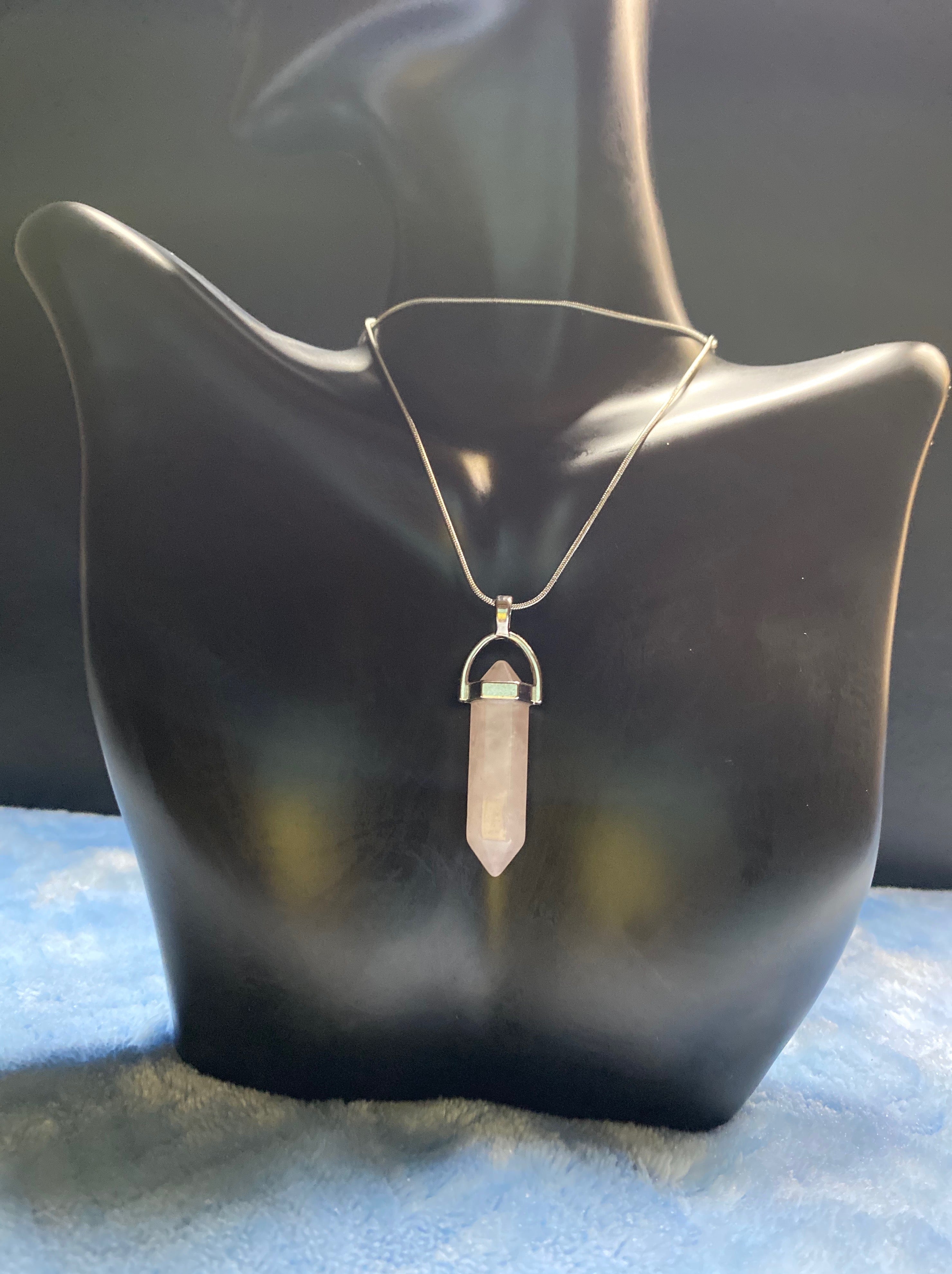 Rose Quartz Gemstone Necklace